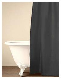 Simple Κουρτίνα Μπάνιου Υφασμάτινη 180x200 cm Dark Grey Palamaiki