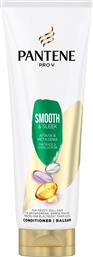 Pantene Smooth & Silk Conditioner Ενυδάτωσης για Όλους τους Τύπους Μαλλιών 220ml
