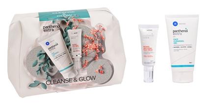 Panthenol Extra Πακέτο Προσφοράς Cleanse & Glow Retinol Anti Aging Face Cream 30ml & Face Cleansing Gel 150ml - Medisei