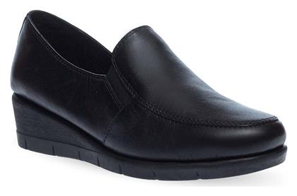 Δερμάτινα Γυναικεία Slip-On Μαύρα Parex από το Parex