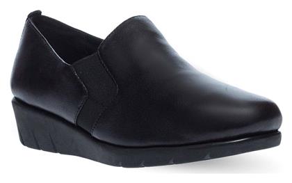 Δερμάτινα Γυναικεία Slip-On Μαύρα Parex από το Parex