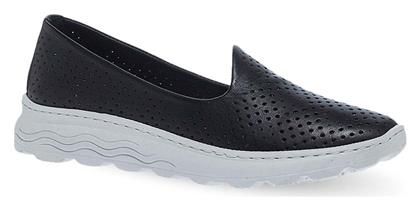 Δερμάτινα Γυναικεία Slip-On Μαύρα Parex