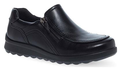 Συνθετικό Δέρμα Γυναικεία Slip-On Μαύρα Parex