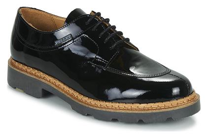 Luron Δερμάτινα Γυναικεία Oxfords σε Μαύρο Χρώμα Pellet από το Spartoo