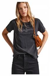 Pepe Jeans Γυναικείο T-shirt Black από το Karakikes