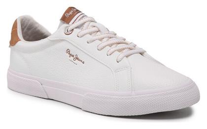 Kenton Γυναικεία Sneakers Λευκά Pepe Jeans