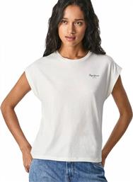 Pepe Jeans Logo Γυναικείο T-shirt Λευκό