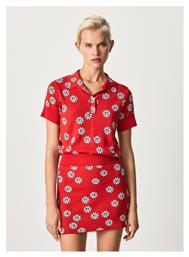 Priscilla Polo Royal Red Pepe Jeans
