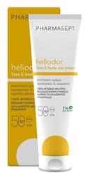 Heliodor Αντηλιακή Κρέμα Προσώπου και Σώματος SPF50 150ml Pharmasept