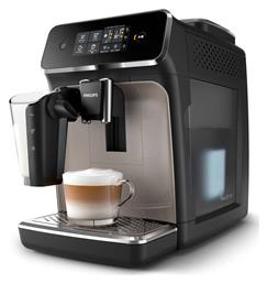 EP2235/40 Αυτόματη Μηχανή Espresso 1500W Πίεσης 15bar για cappuccino με Μύλο Άλεσης Μαύρη Philips από το Kotsovolos