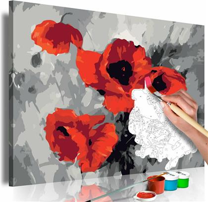 Πίνακας για να τον ζωγραφίζεις - Bouquet of Poppies 60x40 - Διαστάσεις (εκατ)Μήκος: 60 Ύψος: 40 - Polihome