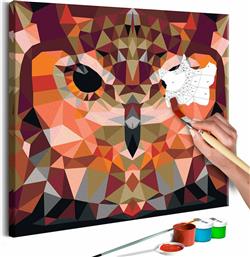 Πίνακας για να τον ζωγραφίζεις - Owl (Geometrical) 40x40 - Διαστάσεις (εκατ)Μήκος: 40 Ύψος: 40 - Polihome