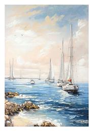 Πίνακας Καμβά Sailsy 70x3x100εκ Inart