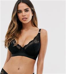 Projectme Nursing Warrior lace flexi wire plunge bra in black από το Asos