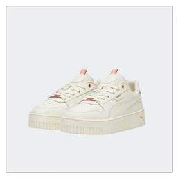 Carina Street Lux Γυναικεία Sneakers Εκρού Puma