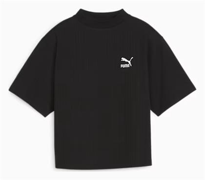 Classics Γυναικείο Αθλητικό T-shirt Μαύρο Puma