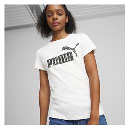 Ess+ Γυναικείο T-shirt Λευκό Puma από το Z-mall