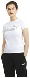 Essentials Γυναικείο Αθλητικό T-shirt Λευκό Puma