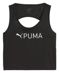 Γυναικείο Αθλητικό Crop Top Αμάνικο Fast Drying Μαυρη Puma από το Outletcenter