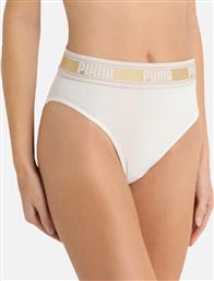 High Leg Brief Ψηλόμεσο Γυναικείο Slip Λευκό Puma από το Z-mall