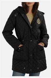 Μπουφάν Puffer από Δερματίνη Black Ralph Lauren