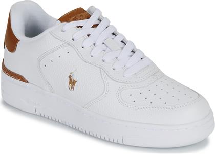 Ralph Lauren Masters Court Γυναικεία Sneakers Λευκά