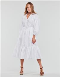 Ralph Lauren Maxi All Day Φόρεμα Μακρυμάνικο Λευκό από το Spartoo