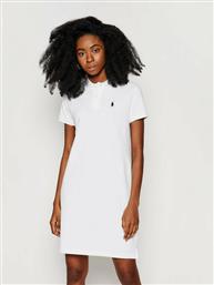 Ralph Lauren Mini Καλοκαιρινό All Day Φόρεμα Βαμβακερό Λευκό από το Cosmos Sport