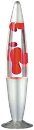 Red Relax Motion Διακοσμητικό Φωτιστικό Lava Lamp σε Κόκκινο Χρώμα