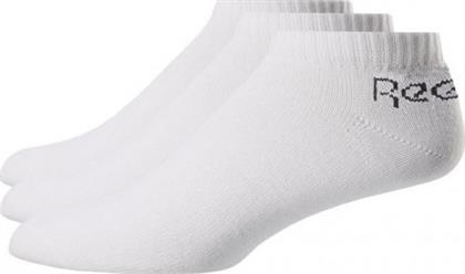 Reebok Active Core Αθλητικές Κάλτσες Λευκές 3 Ζεύγη από το Cosmos Sport