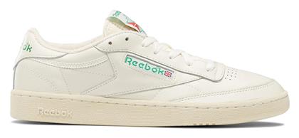 Club C 85 Vintage Γυναικεία Sneakers Chalk / Alabaster / Glen Green Reebok από το Spartoo