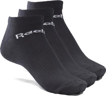 Reebok Sports Active Core Αθλητικές Κάλτσες Μαύρες 3 Ζεύγη από το Cosmos Sport