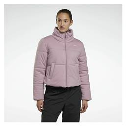 Studio Κοντό Γυναικείο Puffer Μπουφάν για Χειμώνα Λιλά Reebok