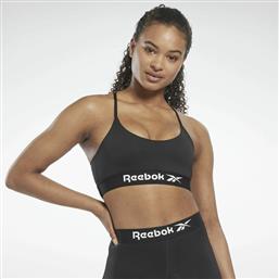 Reebok Workout Ready Γυναικείο Αθλητικό Μπουστάκι Μαύρο με Ελαφριά Ενίσχυση από το Plus4u