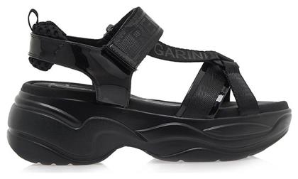 Γυναικεία Σανδάλια Sporty Flatforms σε Μαύρο Χρώμα Renato Garini