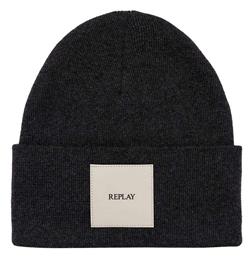 Beanie Γυναικείος Σκούφος Πλεκτός σε Μαύρο χρώμα Replay