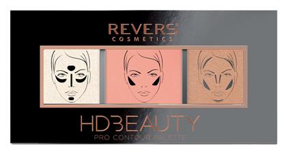 HD Beauty Pro Palette Παλέτα Contouring 12gr Revers Cosmetics