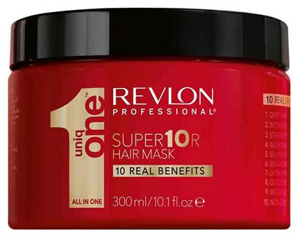 Μάσκα Μαλλιών Superior Hair 10 Real Benefits για Επανόρθωση 300ml Revlon