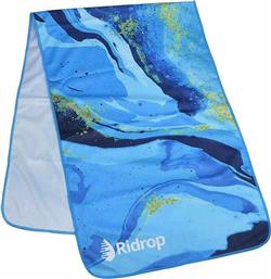 Ridrop Ocean Πετσέτα Ψύξης Γυμναστηρίου Μπλε 100x30cm