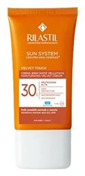 Sun System Velvet Cream SPF30 Αντηλιακή Κρέμα 50ml Rilastil