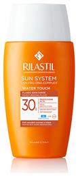 Sun System Water Touch Αδιάβροχη Αντηλιακή Κρέμα Προσώπου SPF30 50ml Rilastil