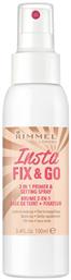 Insta Fix & Go 2 In 1 Primer & Setting Spray 100ml Rimmel