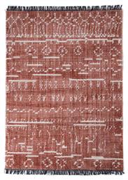 191 Iris Χαλί Διάδρομος με Κρόσια Brick / Cream Royal Carpet
