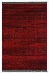 7504H Afgan Χαλί Ορθογώνιο με Κρόσια Dark Red Royal Carpet