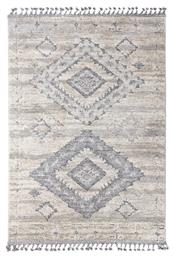 7733A La Casa Χαλί με Κρόσια L. Grey / White 160x230εκ. Royal Carpet