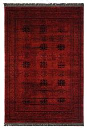 8127A Afgan Χαλί Ορθογώνιο με Κρόσια Dark Red Royal Carpet