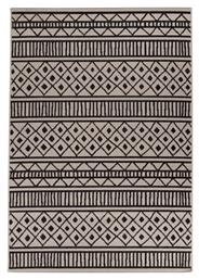 Χαλί Ορθογώνιο Καλοκαιρινό Ψάθινο Black Royal Carpet από το Designdrops