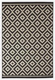 Flox 721K Χαλί Διάδρομος Καλοκαιρινό Ψάθινο Black Royal Carpet
