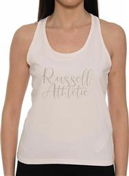 Russell Athletic Αμάνικη Καλοκαιρινή Γυναικεία Μπλούζα Ροζ από το Plus4u