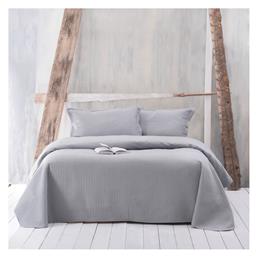 Jazz Σετ Κουβερλί Υπέρδιπλο Microsatin 02 Grey 220x240cm Rythmos από το Spitishop